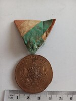 Tűzoltó Szolgálati Érem V. éves bronz sérült szalagon