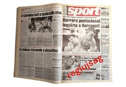 2001 június 24  /  nemzeti sport  /  SZÜLETÉSNAPRA :-) Eredeti, régi ÚJSÁG Ssz.:  27085