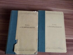 Charles Dickens: A Pickwick klub I. és II. kötet, A világirodalom klasszikusai, 1955