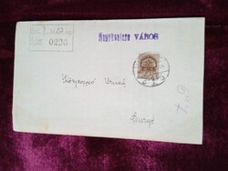 D205280 Kézbesítési ív postázva 1940 -Nagykanizsa -Halász Erzsébet,  Dr. Várnay Ernő közj. Csurgó