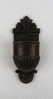 1T115 Antik bronz szenteltvíztartó 15.5 cm