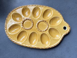 Tojás kínáló kerámia tál - ünnepi