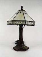 1T955 Tiffany burás art deco asztali lámpa 40 cm
