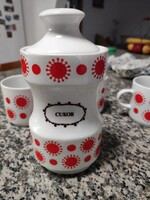 Alföldi napocskás centrum varia porcelán - nagy cukortartó