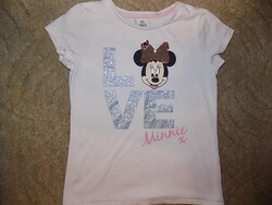 Disney Minnie flitteres póló 128-134-es méretben
