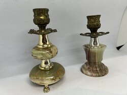 Aragonit ásvány gyertyatartók