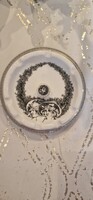 Hollóházi porcelán hamutartó