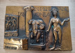 Kincses Mária bronz falikép