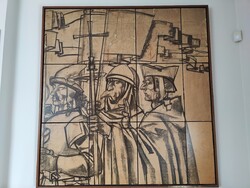Aba-Novák Vilmos tanulmány, festmény 150 cm