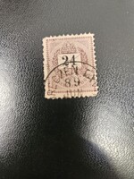 1889-98 24 kr bélyeg  Debrecen bgző