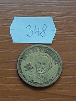 KUBA 1 PESO 2002 Acél sárgaréz bevonattal, José Martí  348