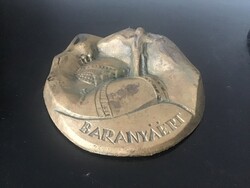 Rétfalvi Sándor Bronz plakett 10cm.