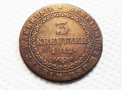 I. Ferenc 3 krajcár 1812. E.   (G025)