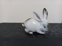 Zsolnay porcelán nyúl hibátlan állapotban
