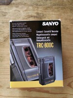 SANYO TRC-800C normál kazettás diktafon