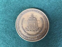 1988.Szent Jobb országjárása-Szent István halálának 950. évfordulójára nagyalakú bronz emlékérem
