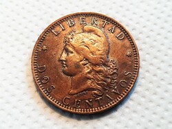 Argentína 2 Centavos 1892.   (G005)