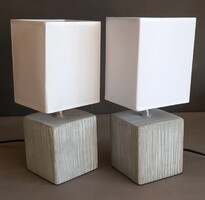 Design kő mintás asztali lámpa párban ALKUDHATÓ