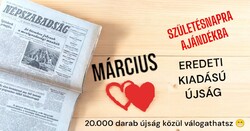 1963 március 13  /  Népszabadság  /  Születésnapra :-) Eredeti, régi ÚJSÁG Ssz.:  25512