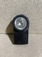 Retró fém zseblámpa, fekete. 3878