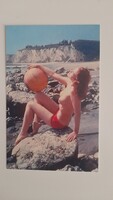 Akt képeslap 1960 pin up 2