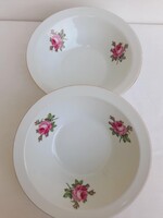 Csodaszep rozsas Colditz porcelan koretesek