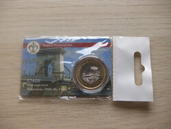 200 Forint Elsőnapi Veret  Kártyás Csomagolásban 2009 Új Bontatlan Csomagolásban