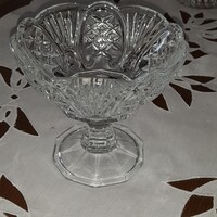 Ólomkristály talpas kínáló