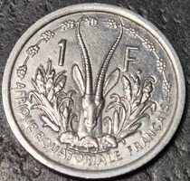 Francia Nyugat-Afrika 1 frank, 1948.