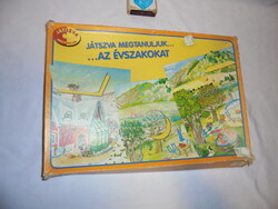 "Játszva megtanuljuk az évszakokat" -1997 - retro társasjáték