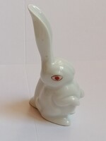 Herendi porcelán kajla fülű nyuszi