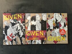Natsuki Kizu - Given 1-3-4 német nyelvű mangák