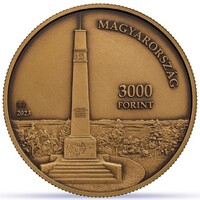 3.000 Forint Katonai Emlékmű Pákozd   2023 Színesfém emlékérem zárt bontatlan  kapszulában