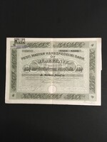 Pesti Magyar Kereskedelmi Bank Részvény 1928.