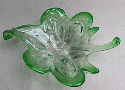 Muránói üveg kínáló