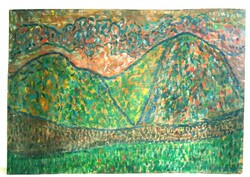 Boromisza Tibor 1901.X.II. Nagybányai táj 100x70cm