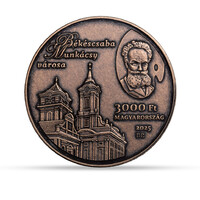 3.000 Forint Békéscsaba Munkácsy Városa  2025 Színesfém emlékérem zárt bontatlan  kapszulában