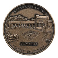 2.000 Forint Székesfehérvár Romkert 2022 Színesfém emlékérem zárt bontatlan  kapszulában