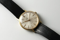 1969. Omega Karóra Cal. 601 34mm Működik Aranyozott Tok