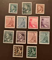Német Megszállás (Hitler) Bélyegek B/3/15
