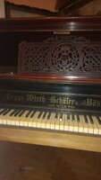 Antik bécsi Franz Wirth Schüler von Bösendorfer zongora székkel