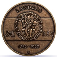 3.000 Forint I András Színesfém emlékérem 2023 zárt bontatlan  kapszulában