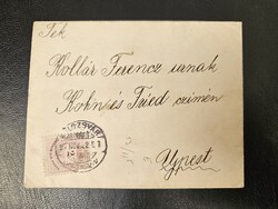 1897-es 2 kr bélyeg Kolozsvár b.géző