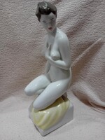 2502/29 Hollóházi porcelán nagyméretű akt - Tavaszi szél
