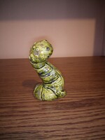 Ritka kerámia hernyó figura. 10,3 cm. Hibátlan