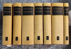 Shakespeare Összes Művei 1-7 teljes.-Királydrámák I-II.-Vígjátékok-Tragédiák I-II.-Színművek -Versek