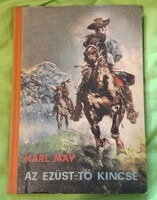 Karl May: Az Ezüst-tó kincse, Móra Ferenc Könyvkiadó 1964.illusztrációkkal, hibátlan állapotban!.