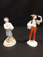 Porcelán Lùdas Matyi figurák