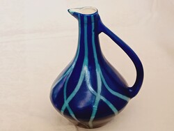 Tófej kerámia iparművész kiöntő retro 14x16x21cm