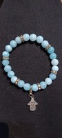 Aquamarine Bracelet, 8 mm